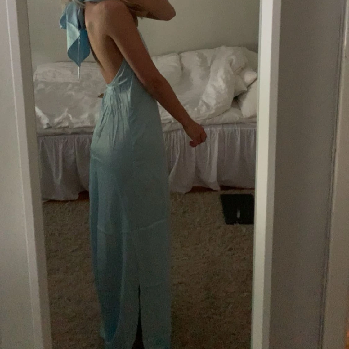 Ljusblå långklänning - 2