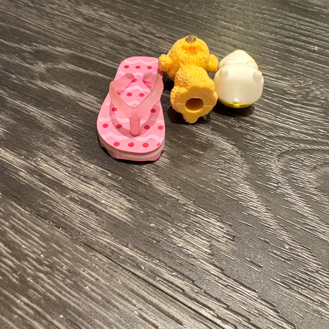 Mini rosa sandaler med prickigt mönster - 2