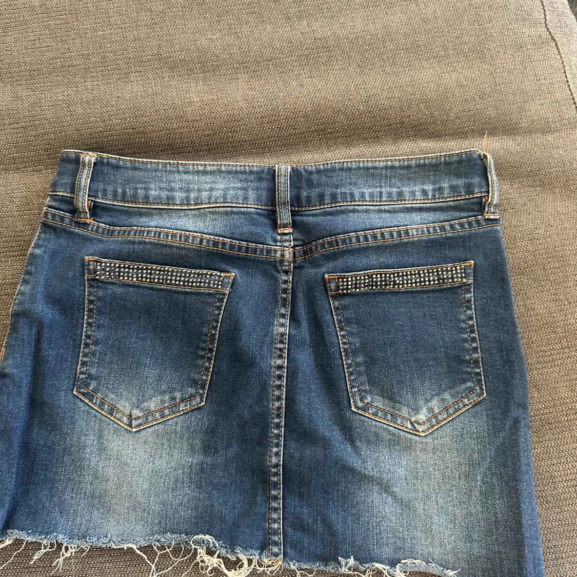 Jeanskjol med paljettdetaljer Morgan - 1