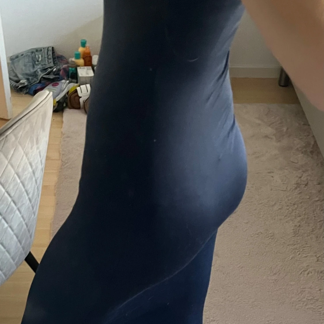 Mörkblå långklänning  - 1