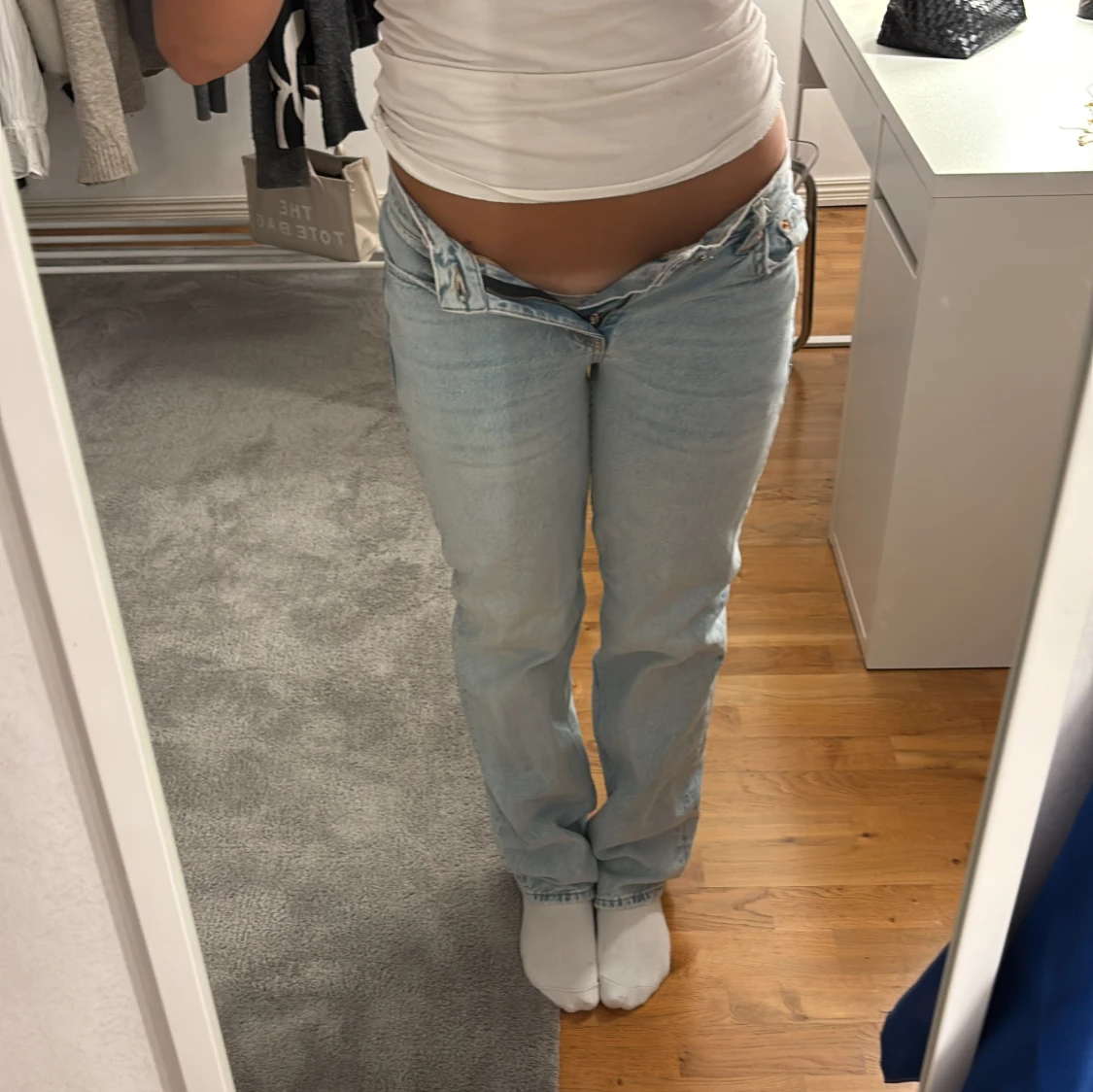 Ljusblå straight jeans från g perfect jeans