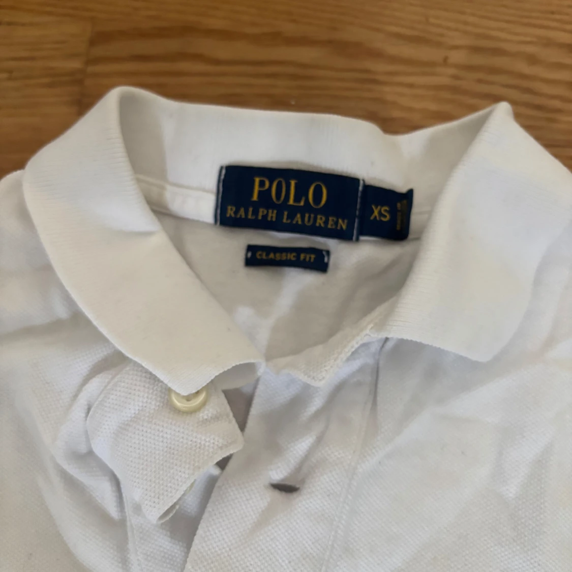 Vit pikétröja från Polo Ralph Lauren XS - 2