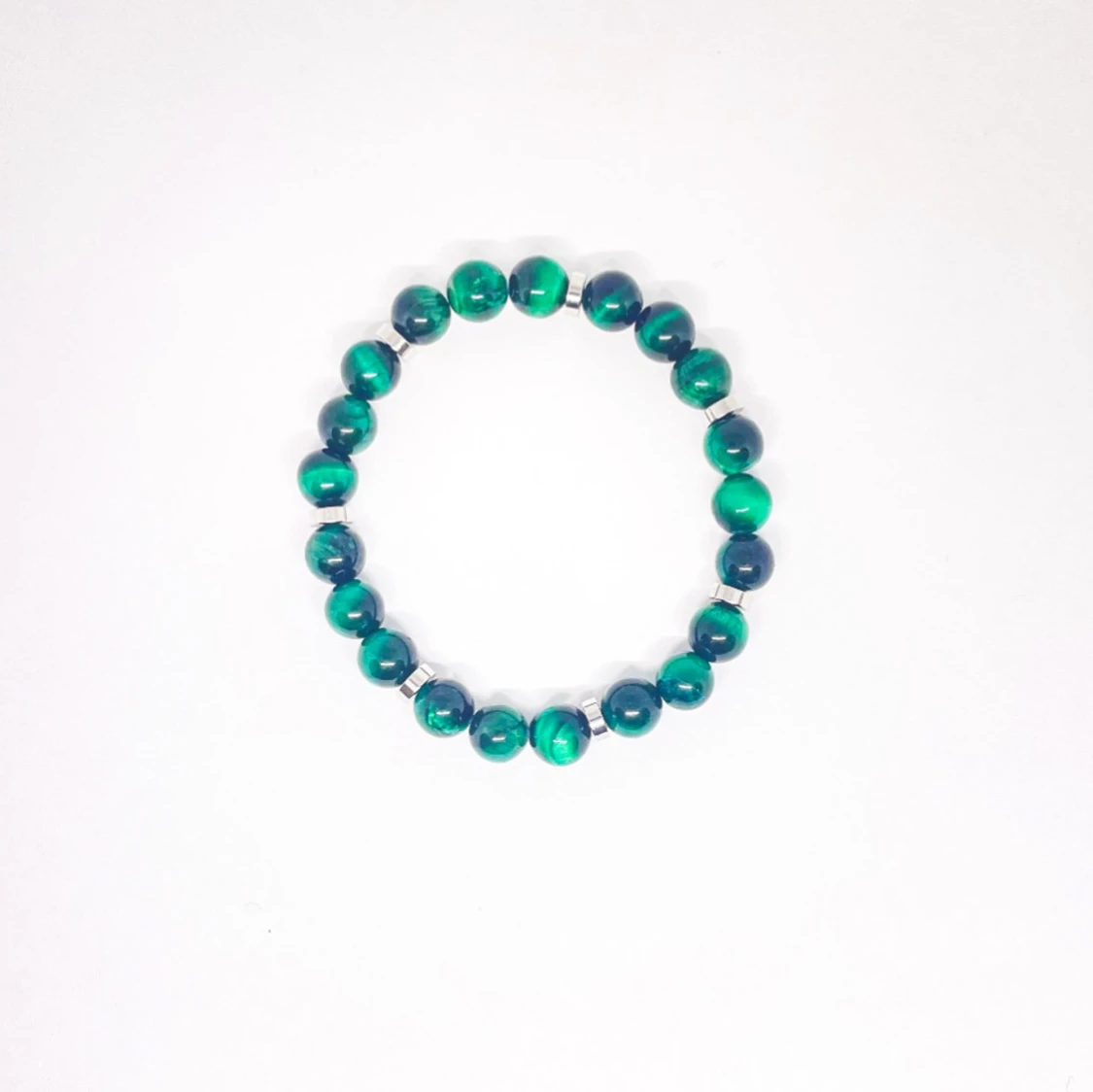 Marmorarmband - Mörkgrönt  - 1