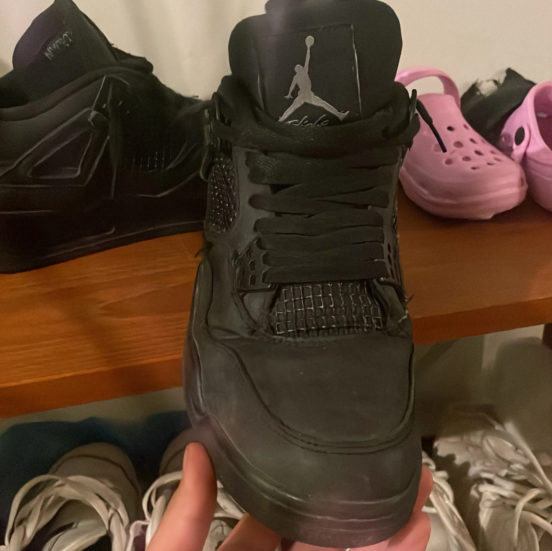 Svarta Nike Air Jordan 4 sneakers - 2