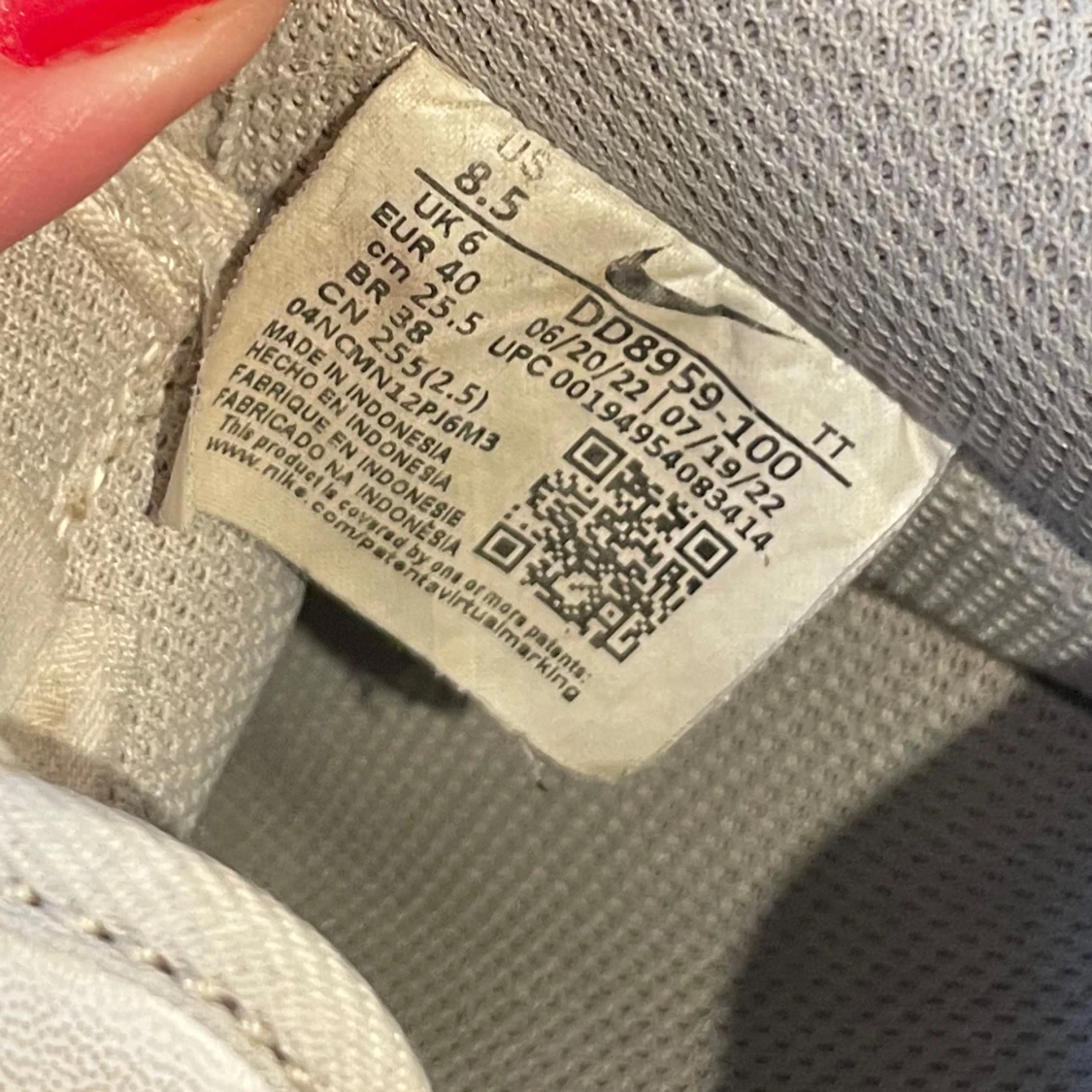 Nike Air Force 1 vita sneakers - 2