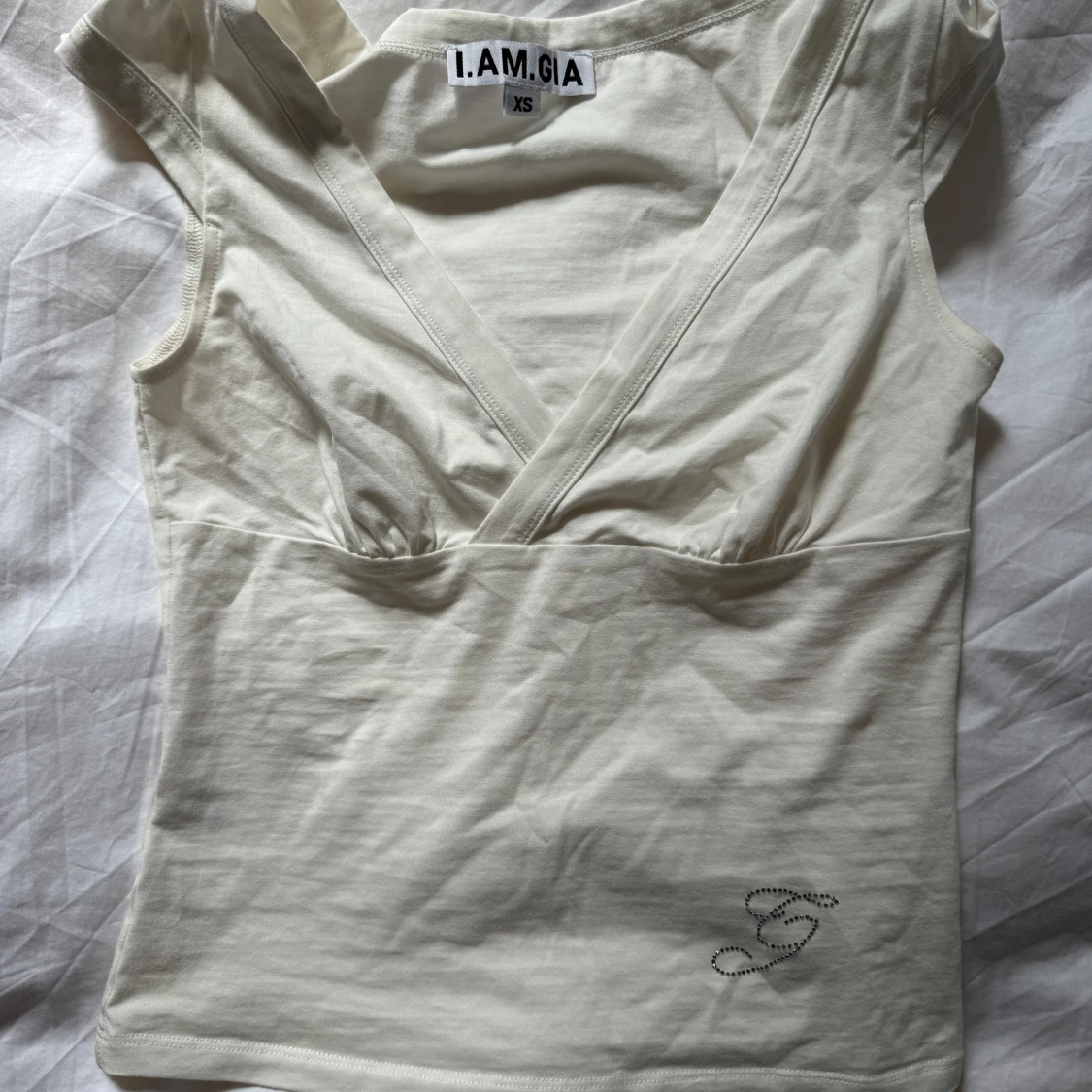 Vit omlottopp från I.AM.GIA XS - 1