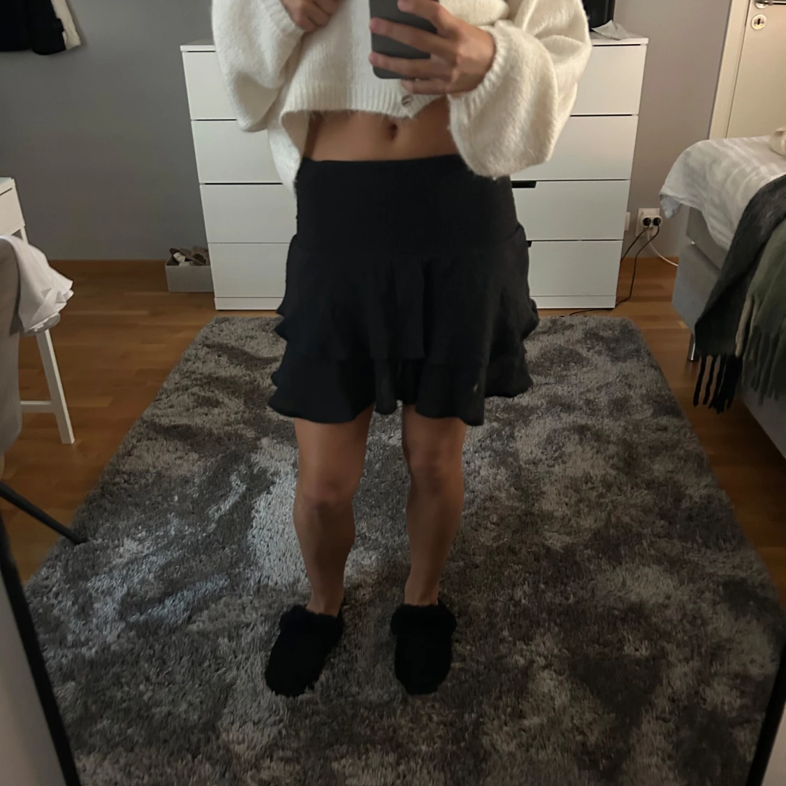 Svart volangkjol - 2