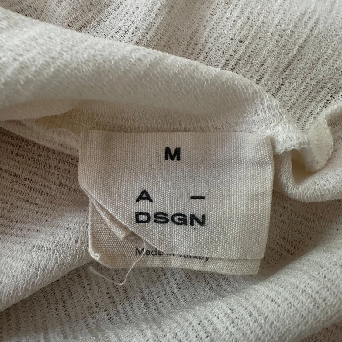 Vit långärmad topp från A-DSGN - 2