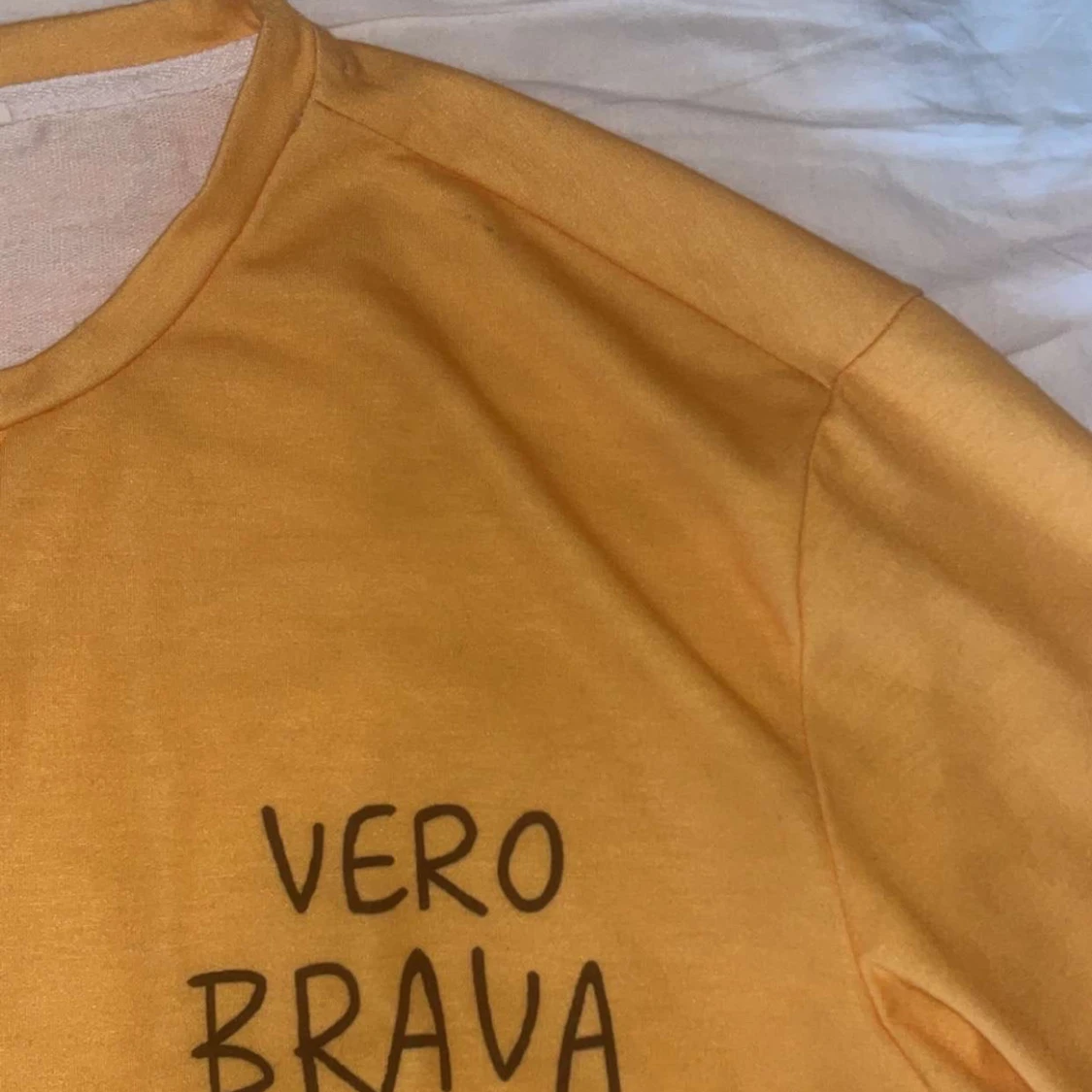 Gul-svart långärmad tröja Vero Brava - 2