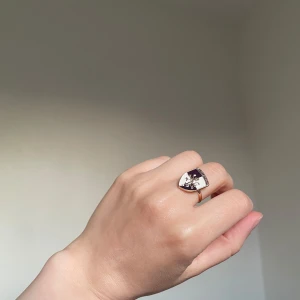 Guld- och silverfärgad ring med lejon - Cool ring med sköldformad topp i guld och silver. Ringen har en tunn guldfärgad ringband och en tydlig kontrast mellan svart och vitt på skölden. Perfekt för dig som gillar unika accessoarer med heraldisk vibe.