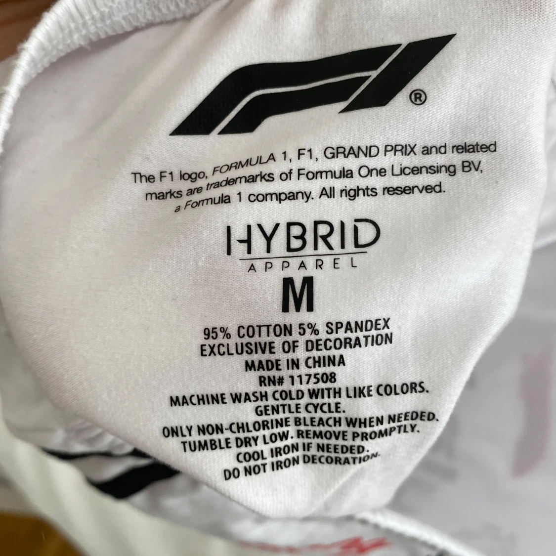Vit Formula 1 bandeau topp - 3