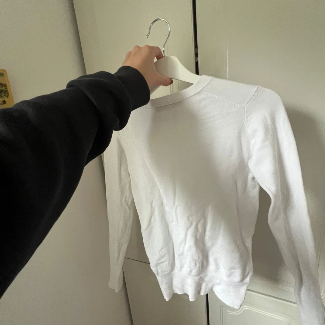 Vit långärmad tröja från Zara - 2