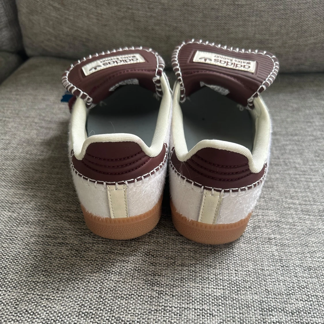 Adidas Samba Wales Bonner vinröd/vit - 2