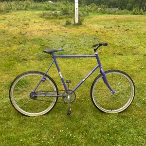 cykel ”Rex” - man kan säga det är lite gammal cykel men den är fortfarande bra, fotbroms, den har hastighetsväxlar men jag tog bort dem eftersom vajern gick av och de är värdelösa men om du köper en vajer borde de fungera