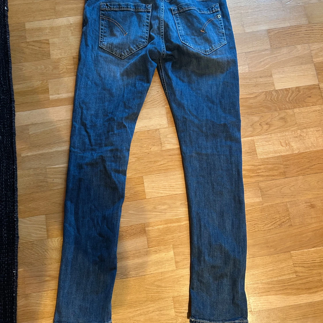 Blå skinny jeans från dondup, stl 33 - 2