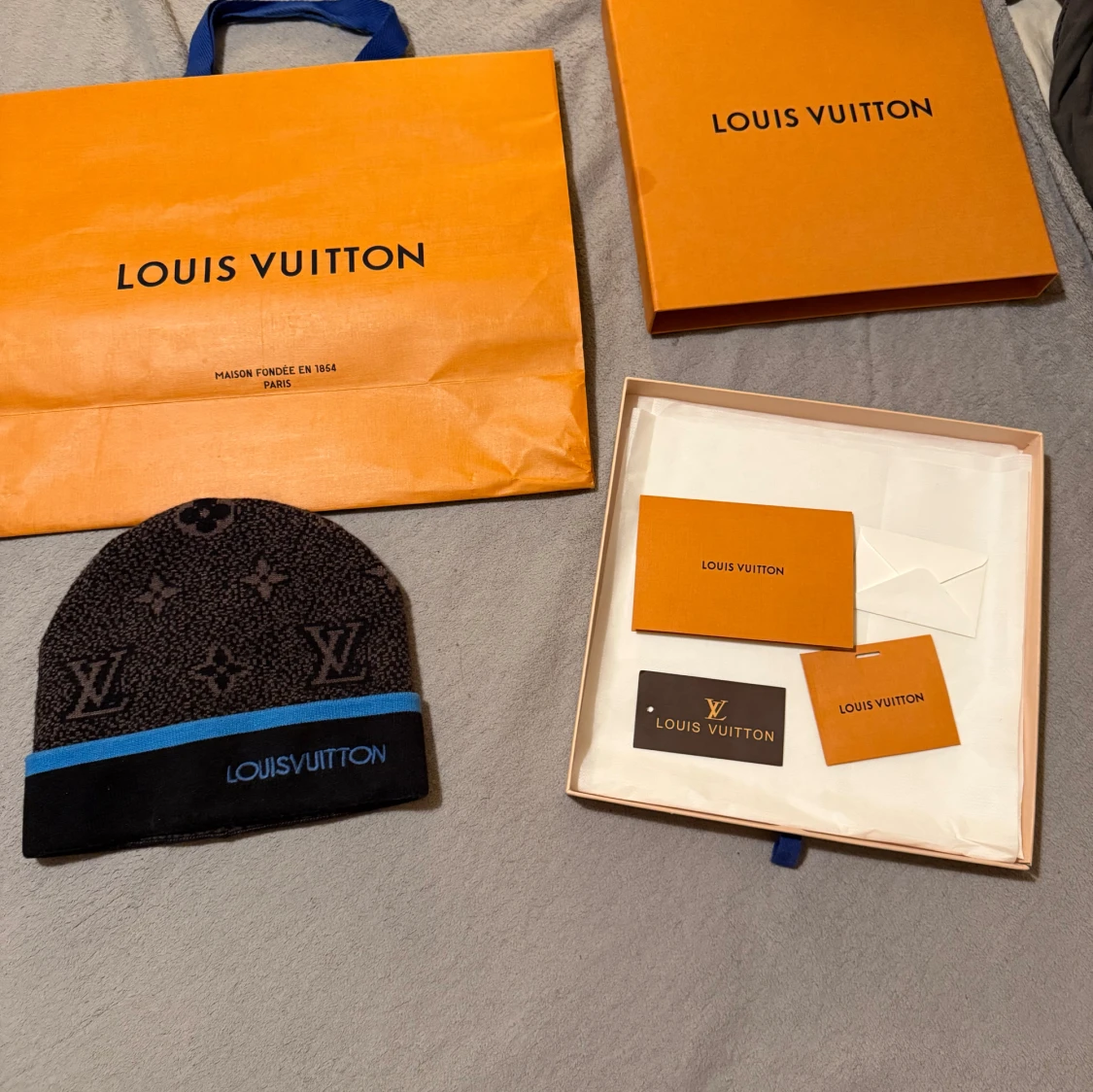 Louis Vuitton My Monogram Eclipse Beanie Wool