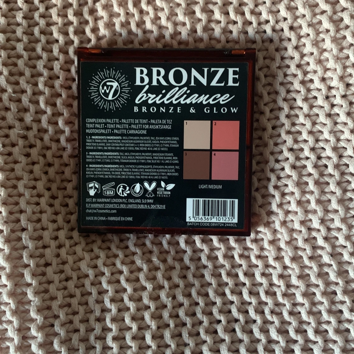 W7 Bronze Brilliance Bronze & Glow Palett - 1