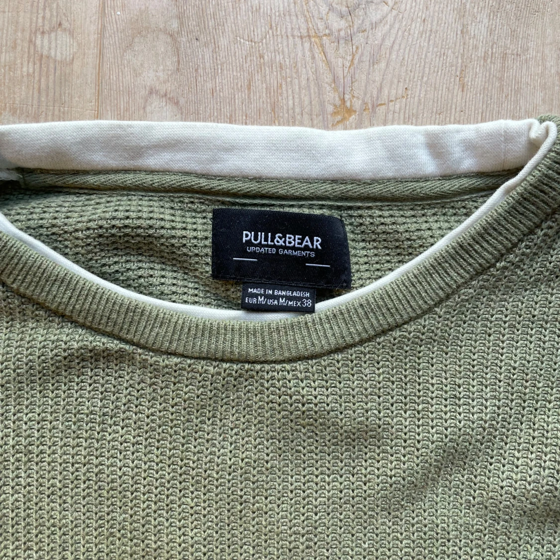 Olivgrön stickad tröja Pull&Bear - 2