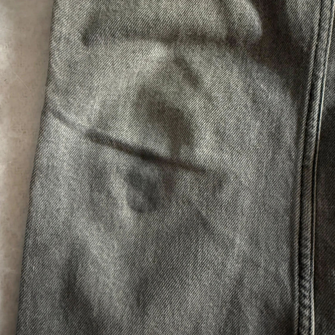 Gråa bootcut jeans - 1