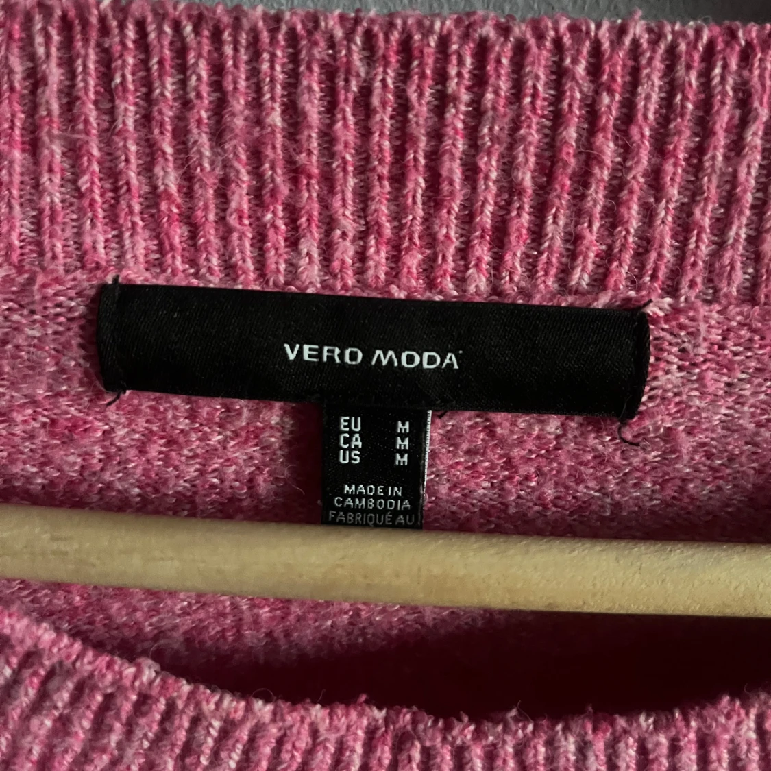 Rosa stickad tröja från Vero Moda - 2