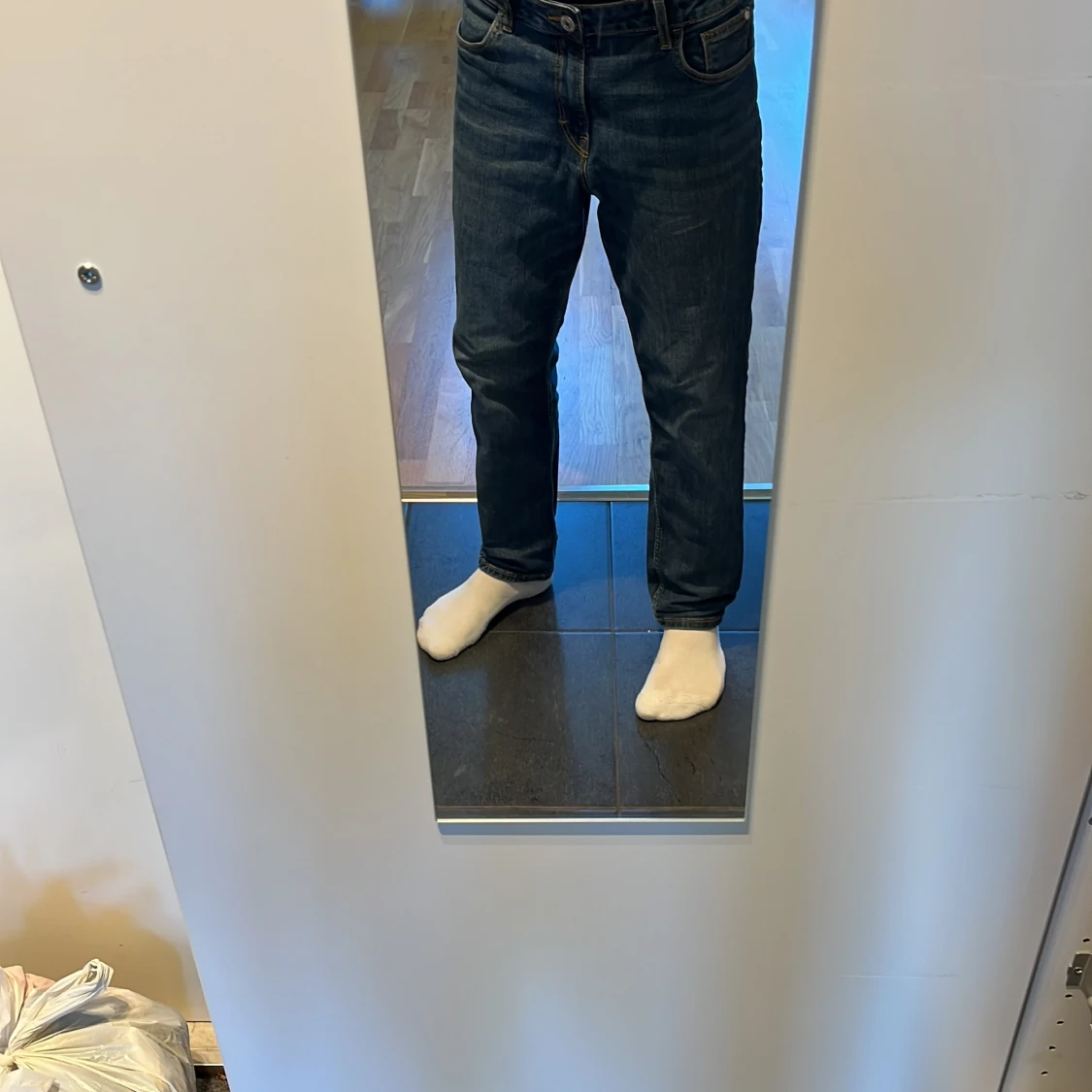 Blå jeans från H&M - 4