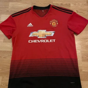Man United tröja från 2018 - Säljer en röd Man United tröja från 2018 för 300 kr 