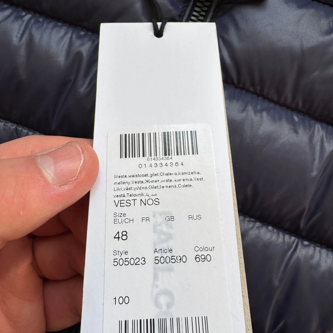 Marinblå Karl Lagerfeld Väst, HELT NY! (M) - 3