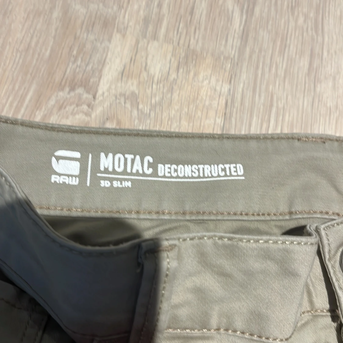 Beige byxor från G-Star RAW Motac Deconstructed - 3