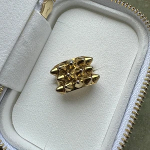 Edblad ring, guld med taggar - Cool ring från Edblad med taggar, färgen är lite avskavd, men inget man tänker på. 🌟💫✨🌟💫✨