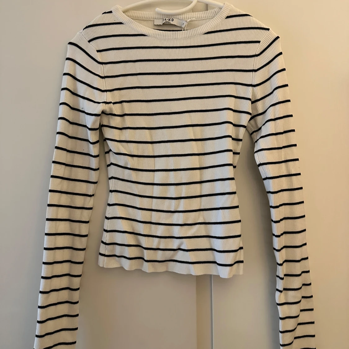 Randig ribbad tröja från  - 1