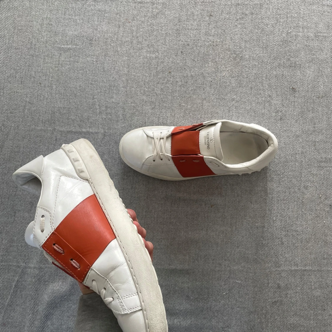 Valentino Garavani Open sneakers vit/röd - 1
