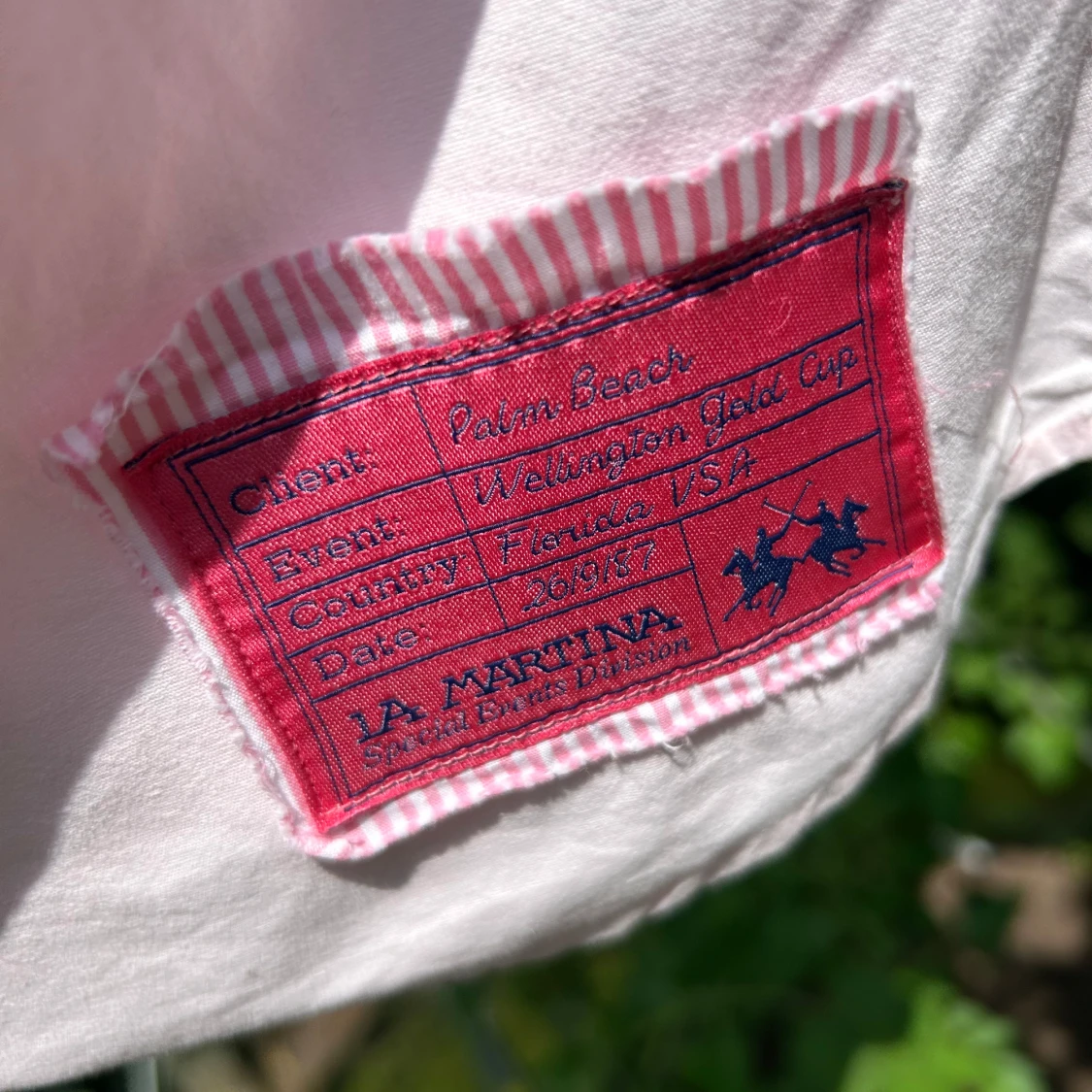 Rosa skjorta La Martina Bridgehampton L - 2