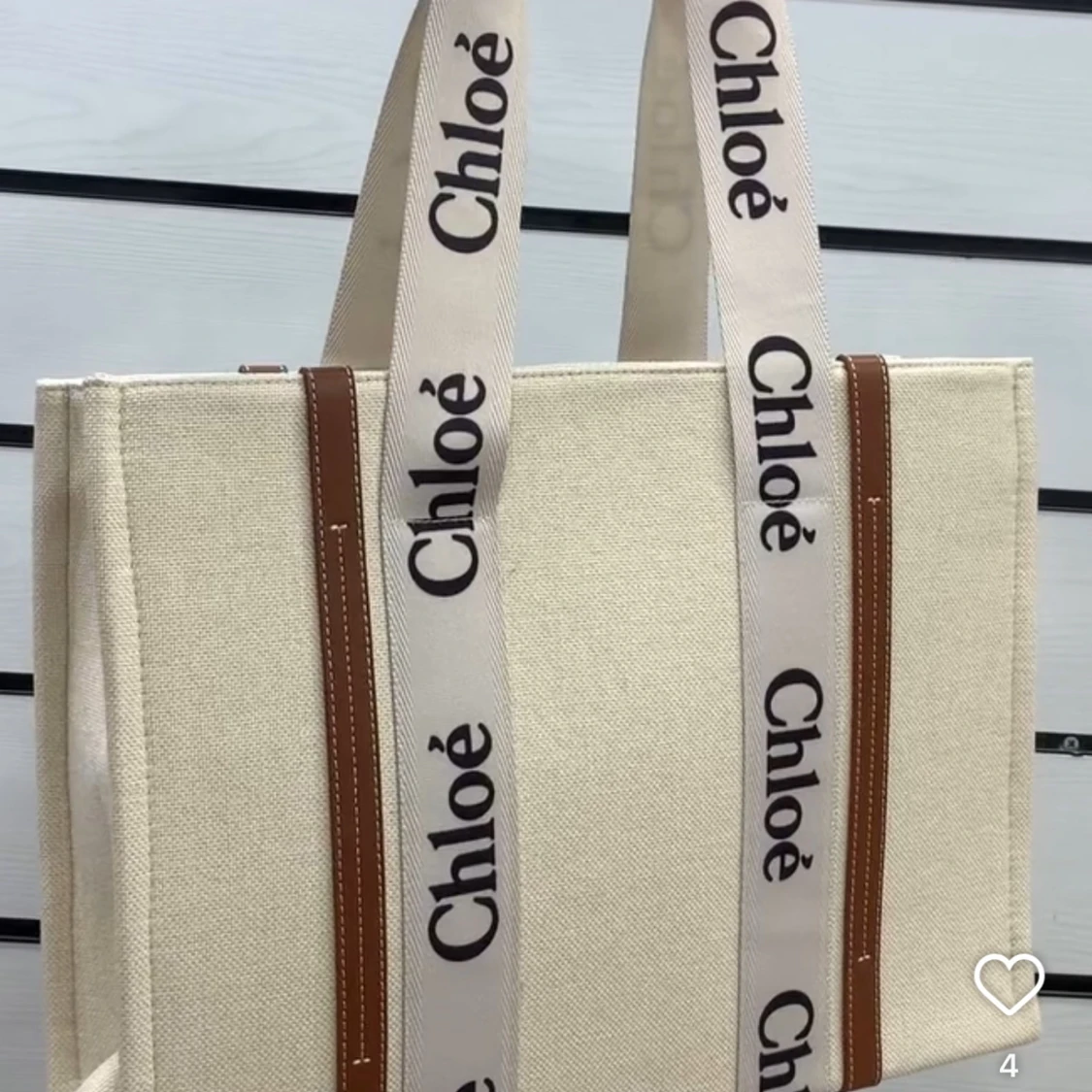 Beige shoppingväska från Chloé