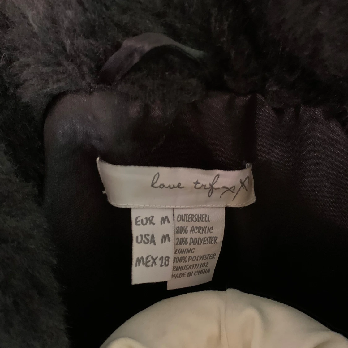 Mörkgrå pälsjacka  - 2