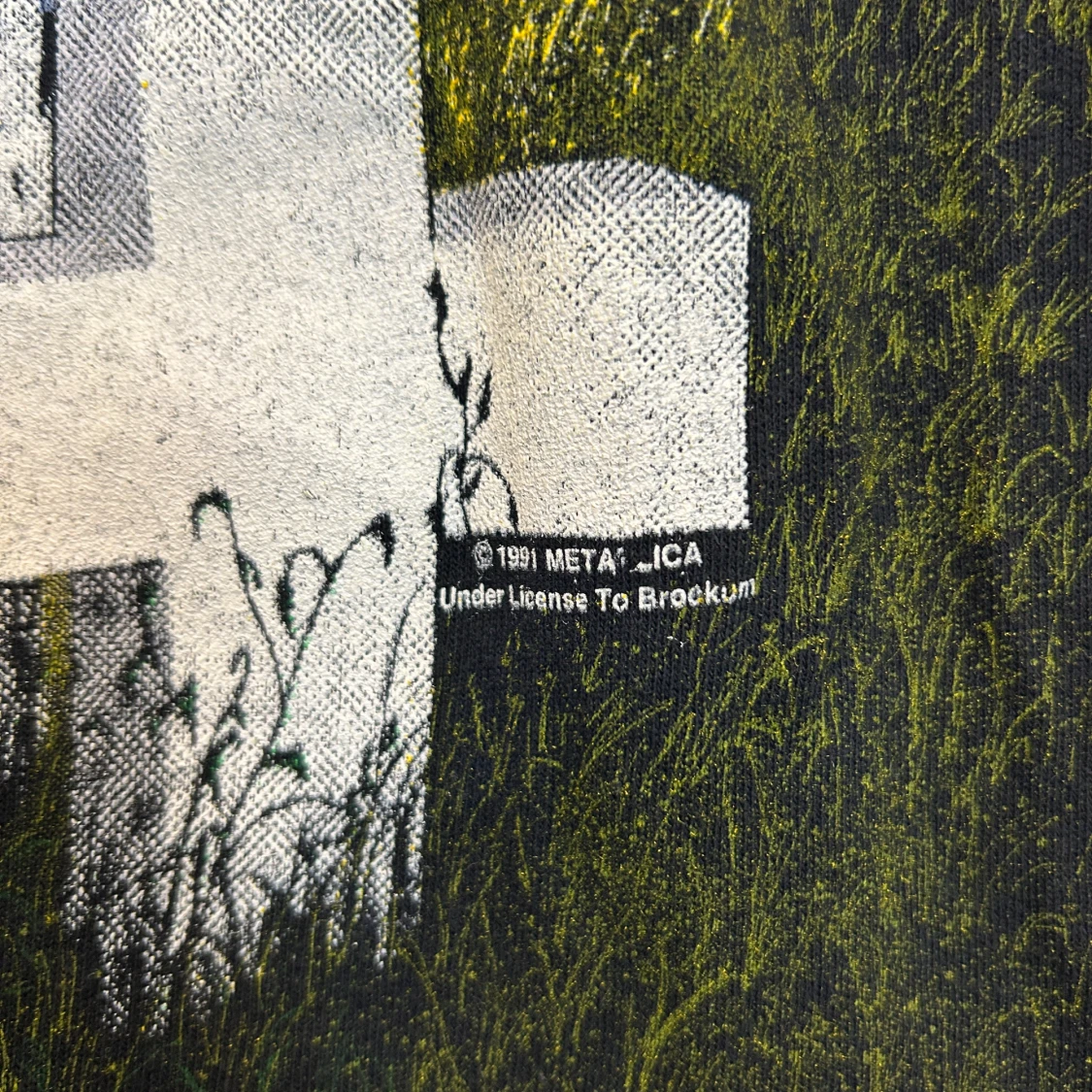 VINTAGE METALLICA 1991 all over print made in USA  - 1