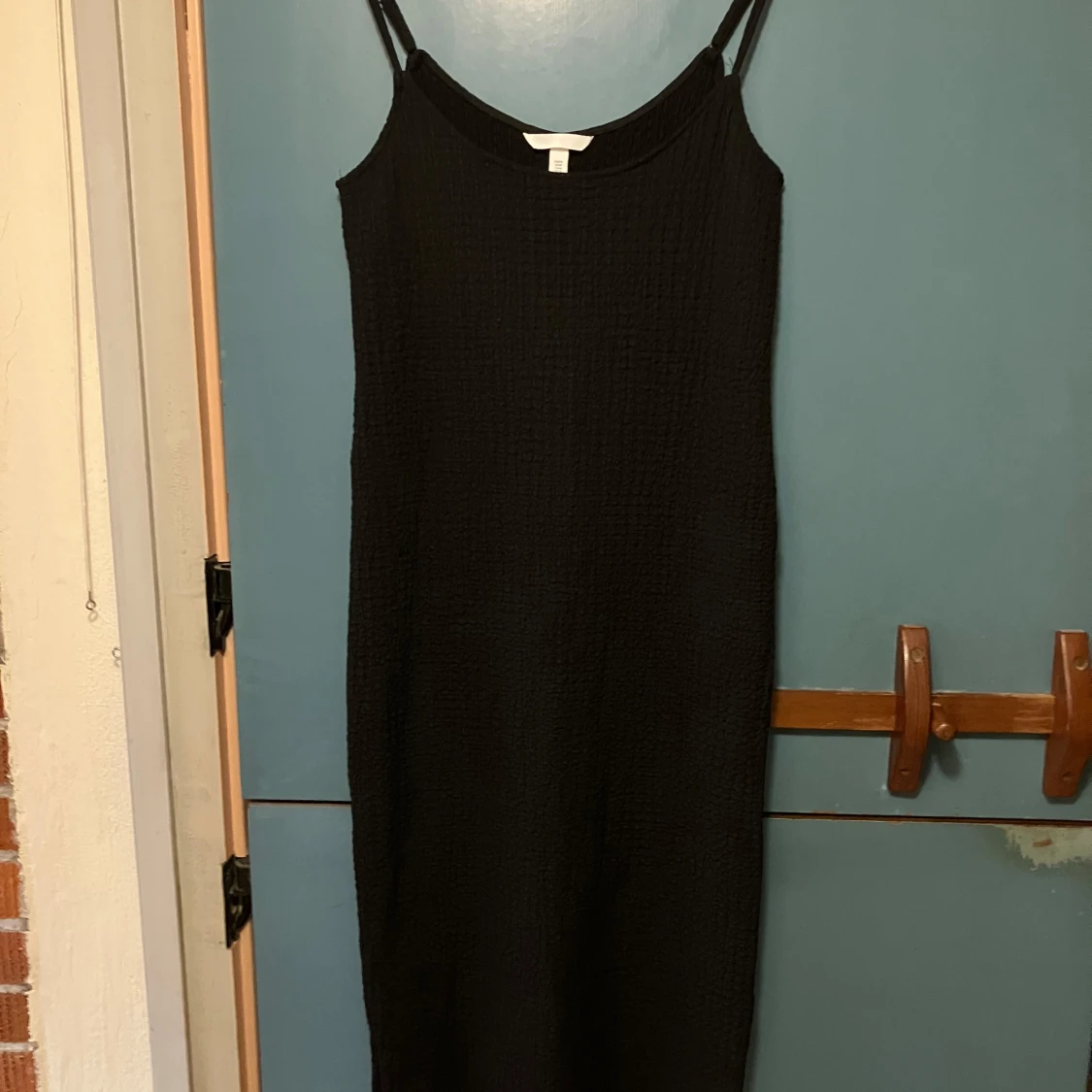 Svart långklänning från H&M