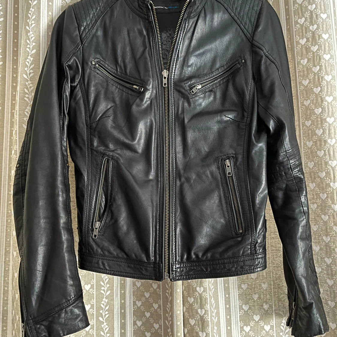 Svart skinnjacka från Rock'n Blue