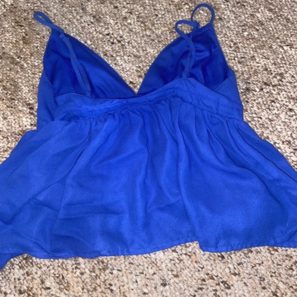 Blå linnetopp från Bik Bok XS - 2