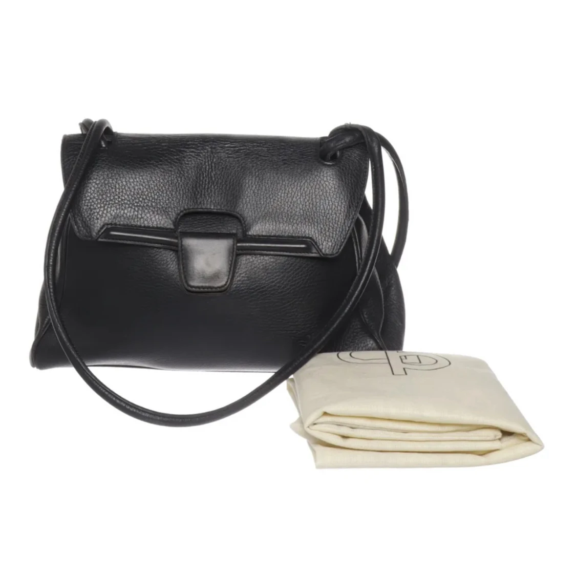 Svart axelväska i skinn från Diffusion Dagali