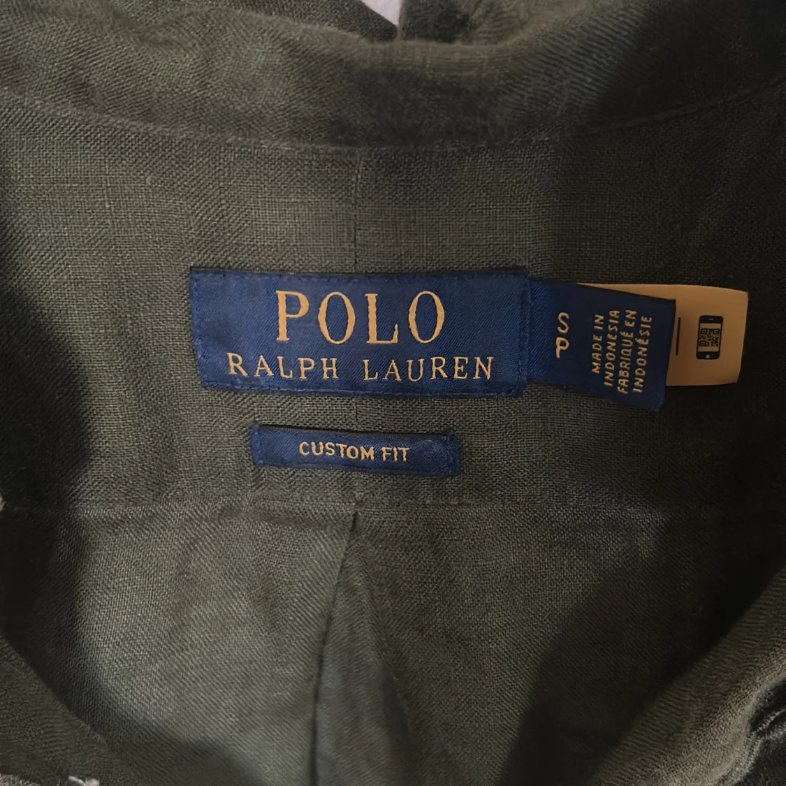 Olivgrön linneskjorta från Polo Ralph Lauren - 2