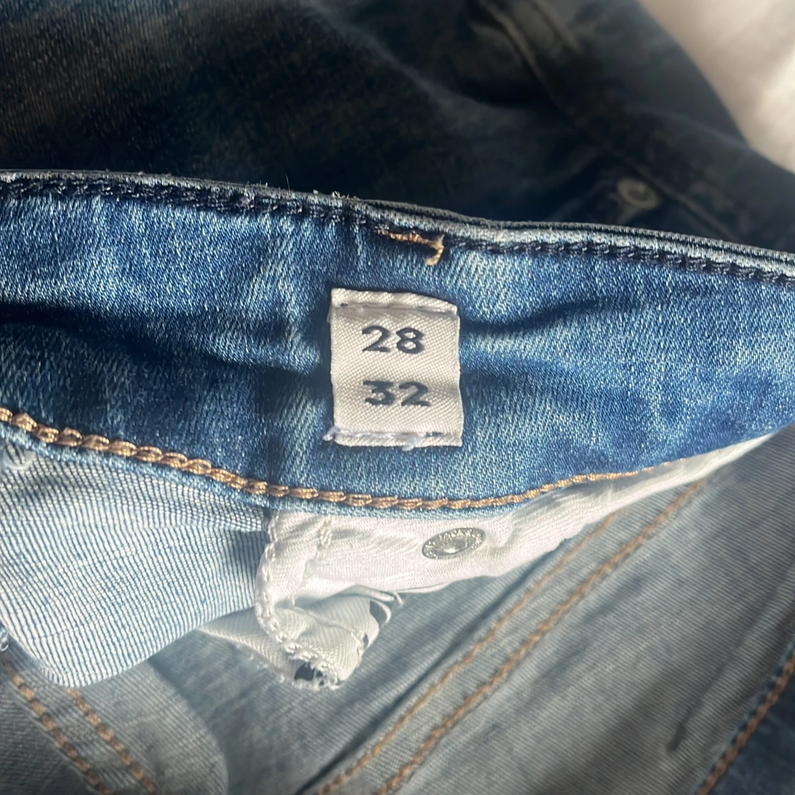 Blå jeans från Jack & Jones, 28/32 Slim Glenn - 3