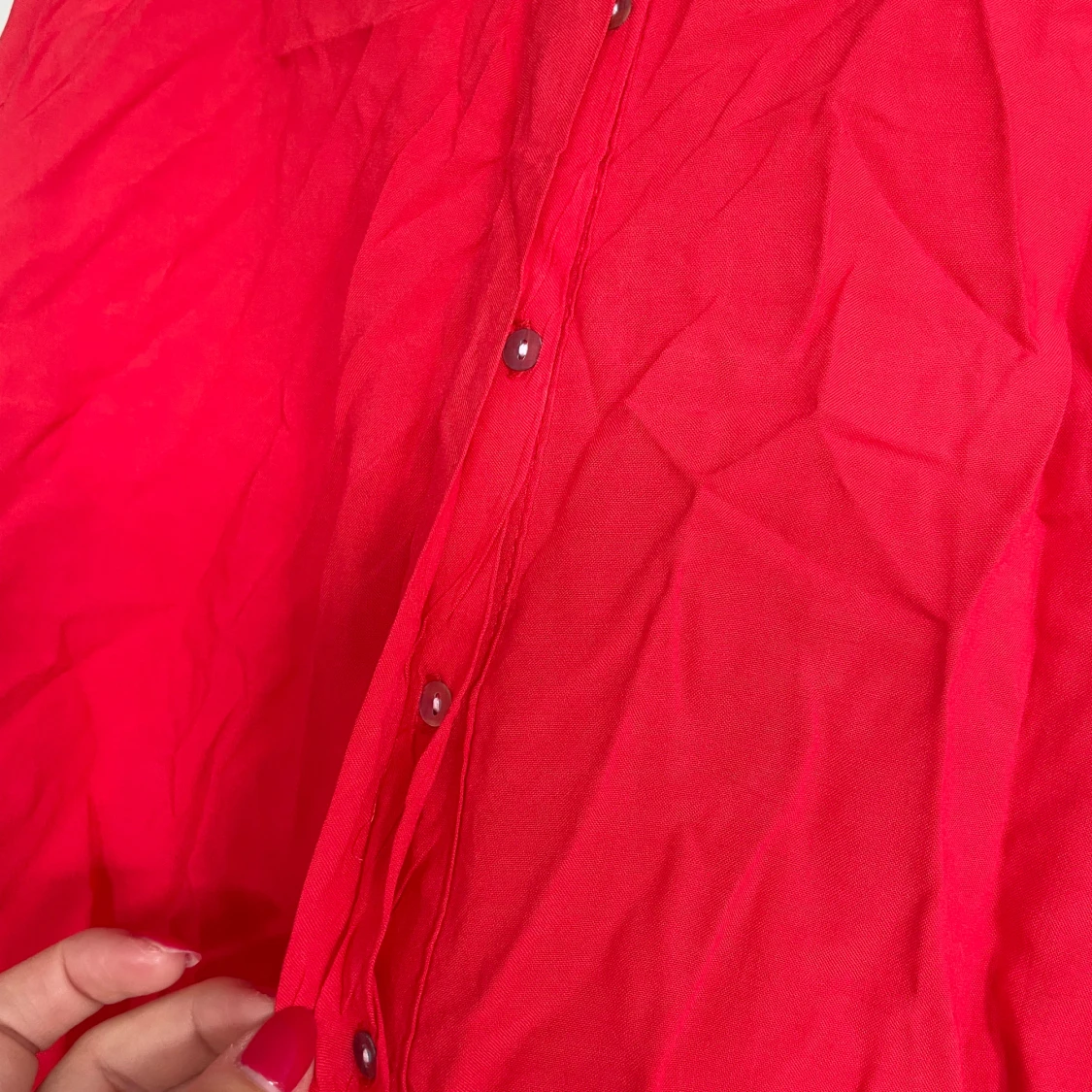 Röd ärmlös blus från Marine Classic - 3