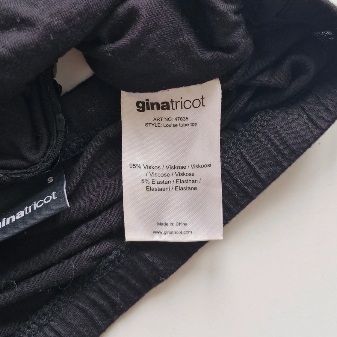 Svart paljettopp Gina Tricot - 3