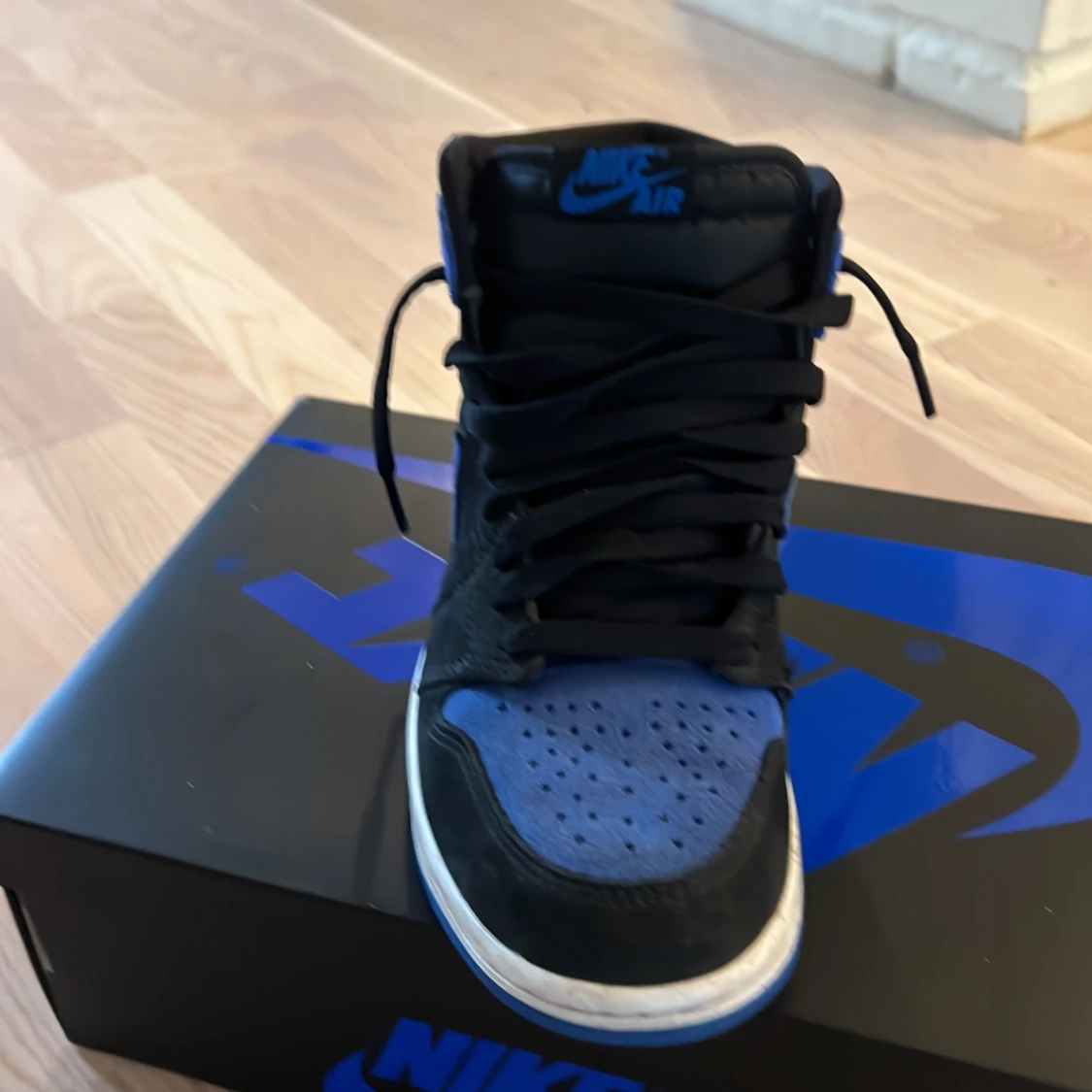 Nike Air Jordan 1 High OG Svart/Blå - 2