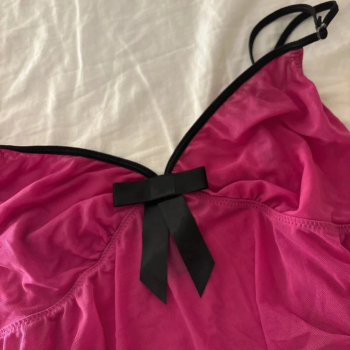 Lingerie rosa linne - 1