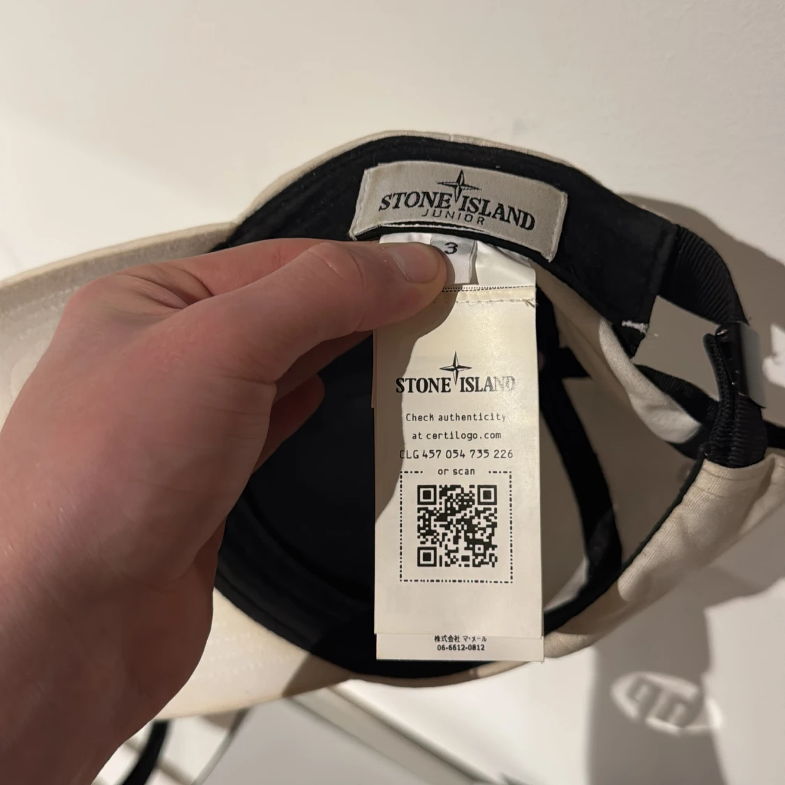 Vit keps från Stone Island - 2