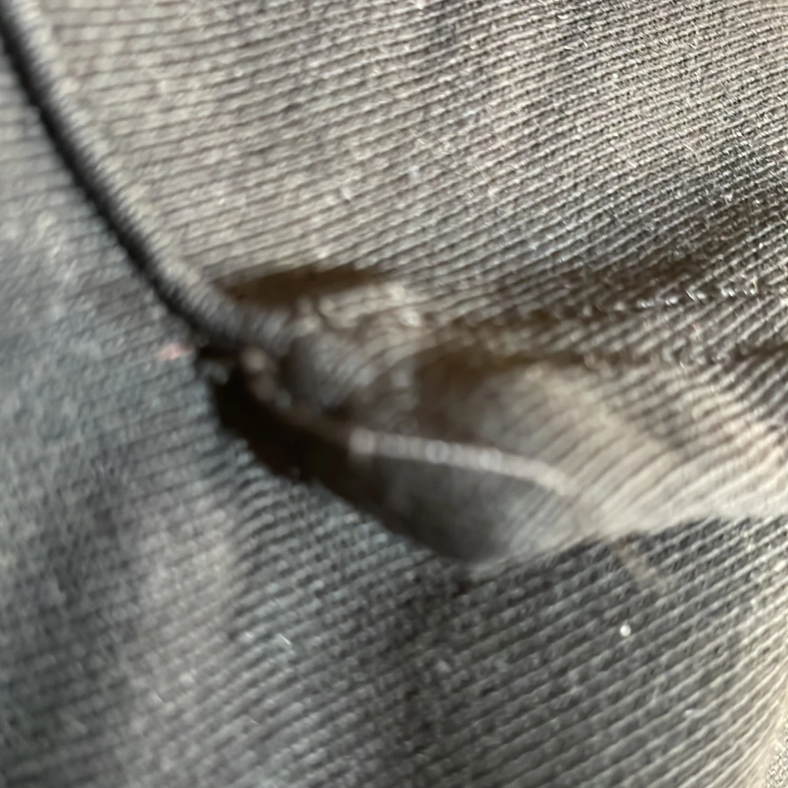 Svart hoodie med tryck - 1