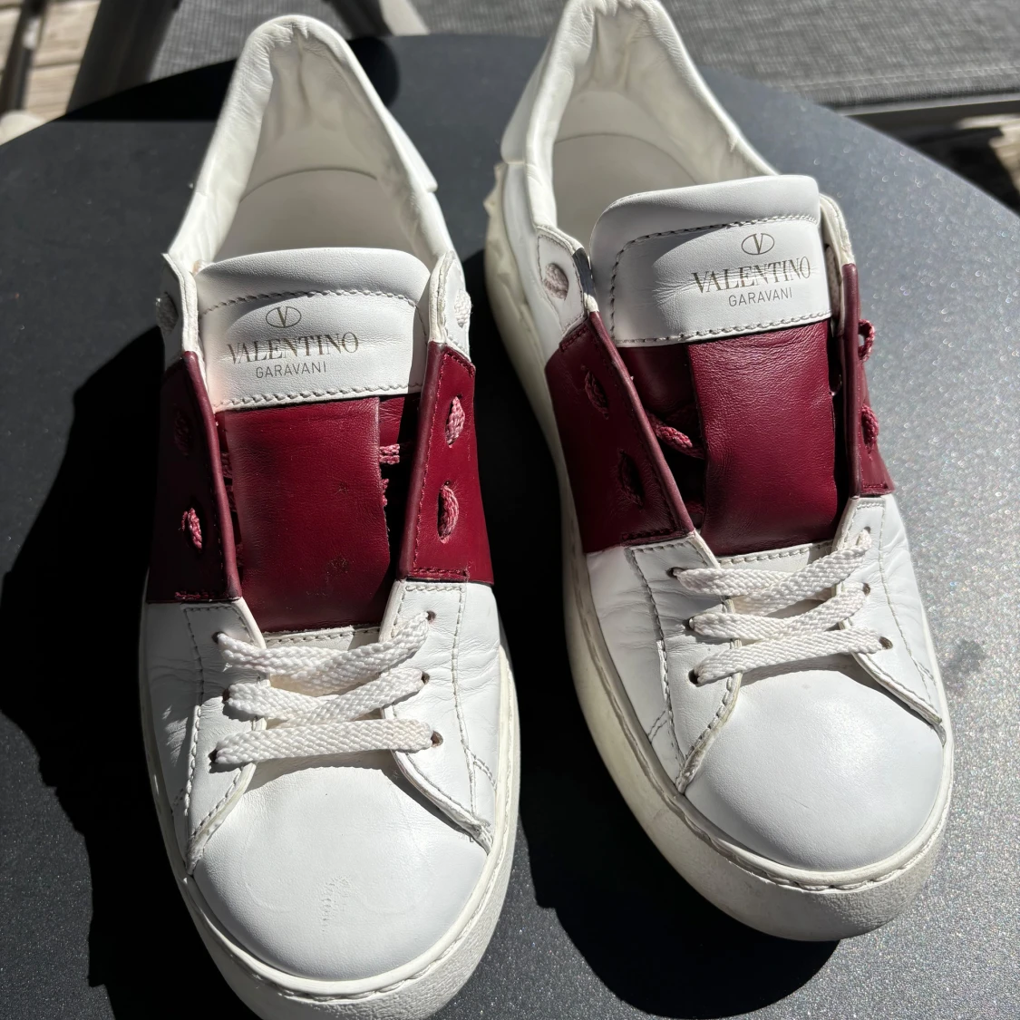 Valentino Garavani Open sneakers vit/vinröd 36,5 - 1