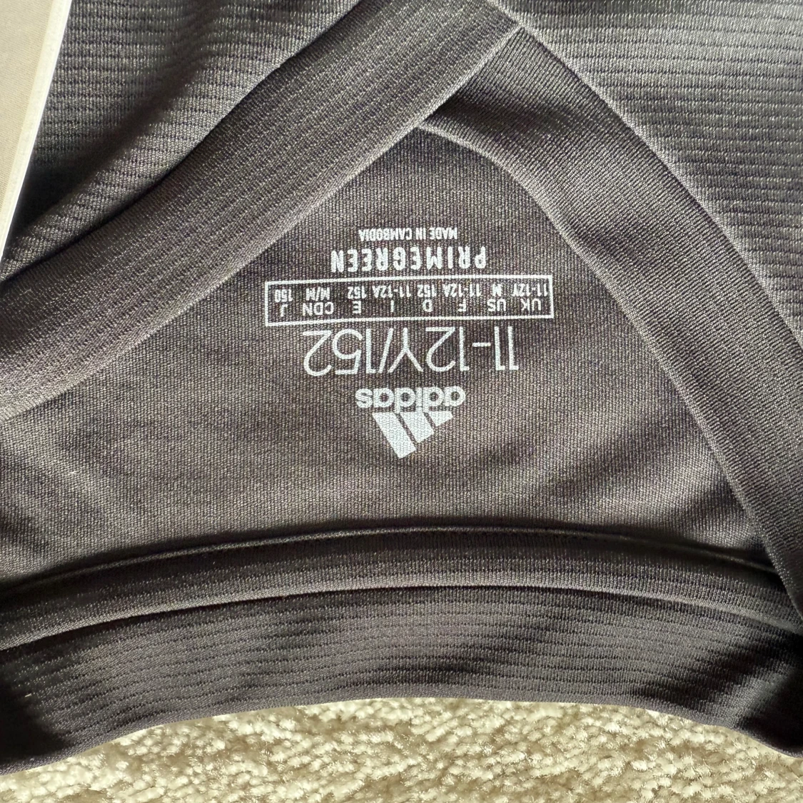 Svart långärmad träningströja Adidas - 1