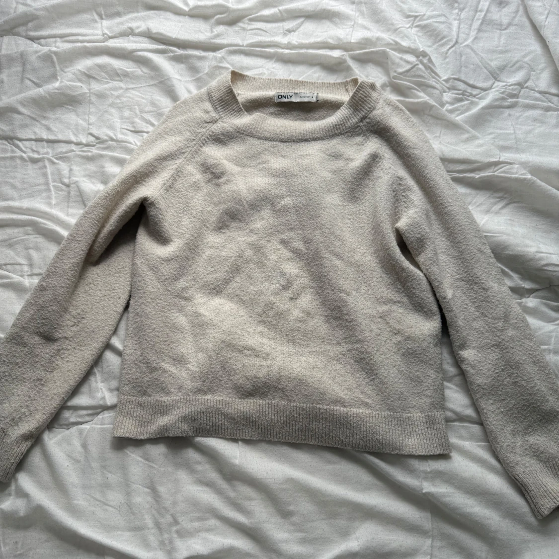 ONLY Vit stickad tröja - 1